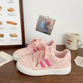 Damen Sportliche Sneaker mit atmungsaktivem Obermaterial und modischer Schnürung R&B