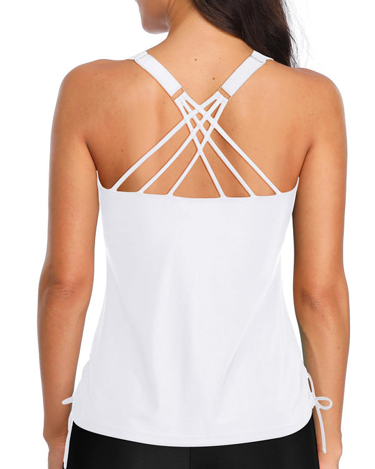 Damen Sportliches Tankini-Oberteil R&B