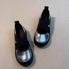 Damen Ballerinas mit elastischem Kreuzband und dämpfender Sohle R&B