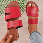 Damen Sandaletten mit breitem und verstellbarem Riemendesign R&B