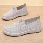 Damen Sneaker mit atmungsaktivem Strickdesign und flexiblem Fußbett R&B