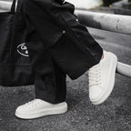 Damen Sportliche Sneakers mit robustem Leder-Design R&B