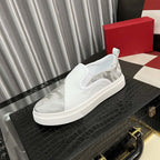 Damen Slip-On Sneakers mit elegantem Camouflage-Muster R&B