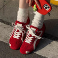 Damen Sneaker mit verspieltem Applikationsdesign und atmungsaktivem Obermaterial R&B
