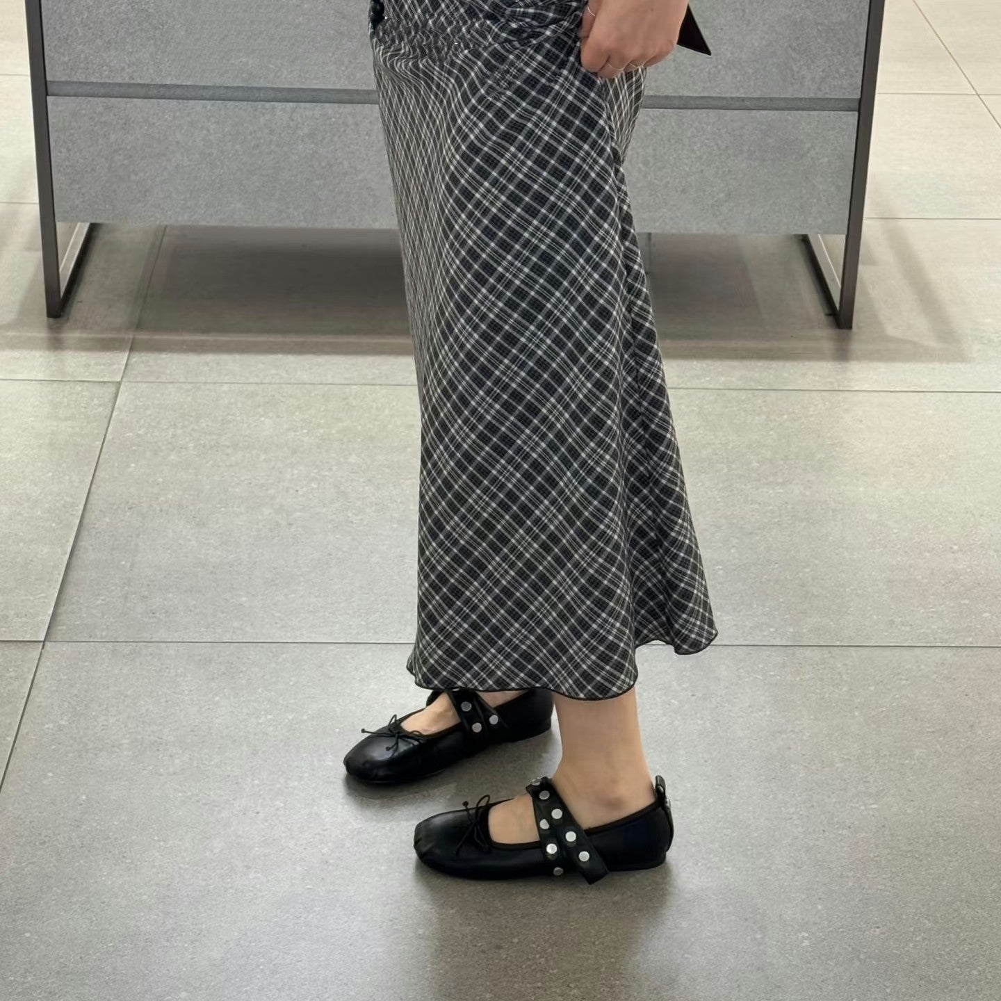 Damen Flache Ballerinas mit modischem Design und Verschluss R&B