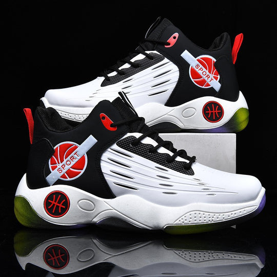 Damen Sportliche Basketball-Schuhe mit atmungsaktiver Mesh-Oberfläche R&B