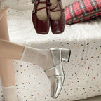 Damen Ballerina-Pumps mit modischem Riemchen und verstellbarem Schnallenverschluss R&B