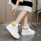 Damen Hohe Winter Sneakers mit elastischem Futter und rutschfester Sohle R&B