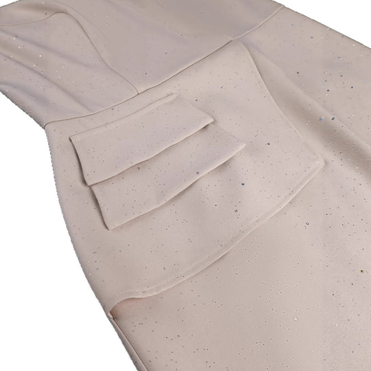 Damen elegantes Kleid mit raffinierten Drapierungen R&B
