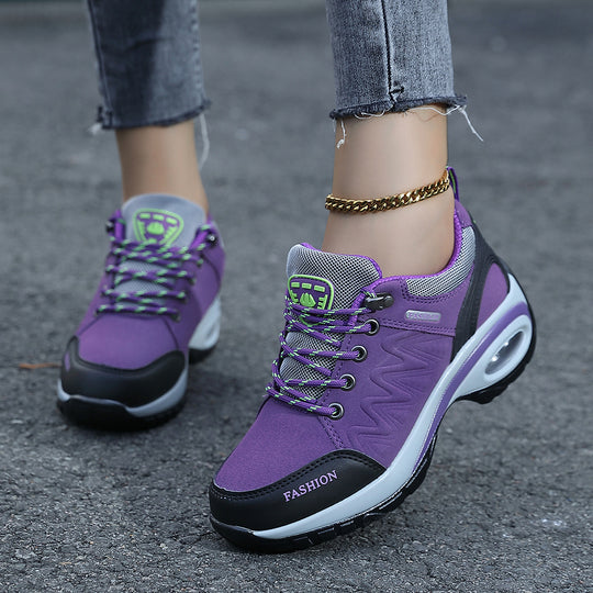 Damen Sportliche Dämpfungssneakers mit atmungsaktivem Obermaterial R&B