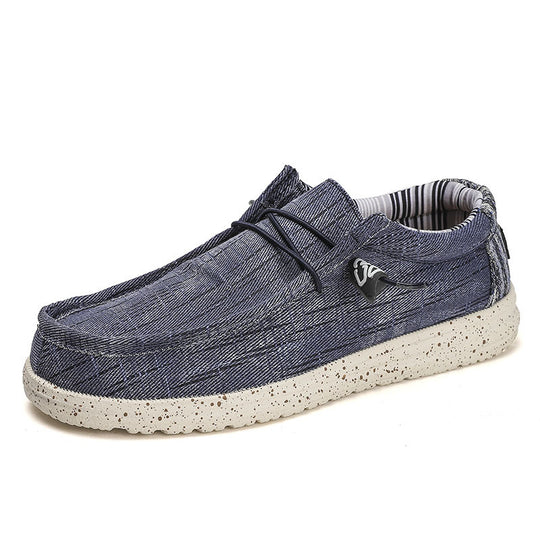 Damen lässige Mokassins mit elastischen Schnürsenkeln und bequemer Sohle R&B