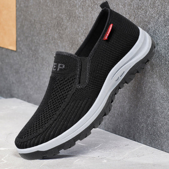 Damen Bequeme Slip-On Laufschuhe mit atmungsaktiver Mesh-Oberfläche R&B