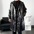 Herren reflektierende Regenjacke mit verstellbarem Kapuzenbereich und praktischen Taschen R&B
