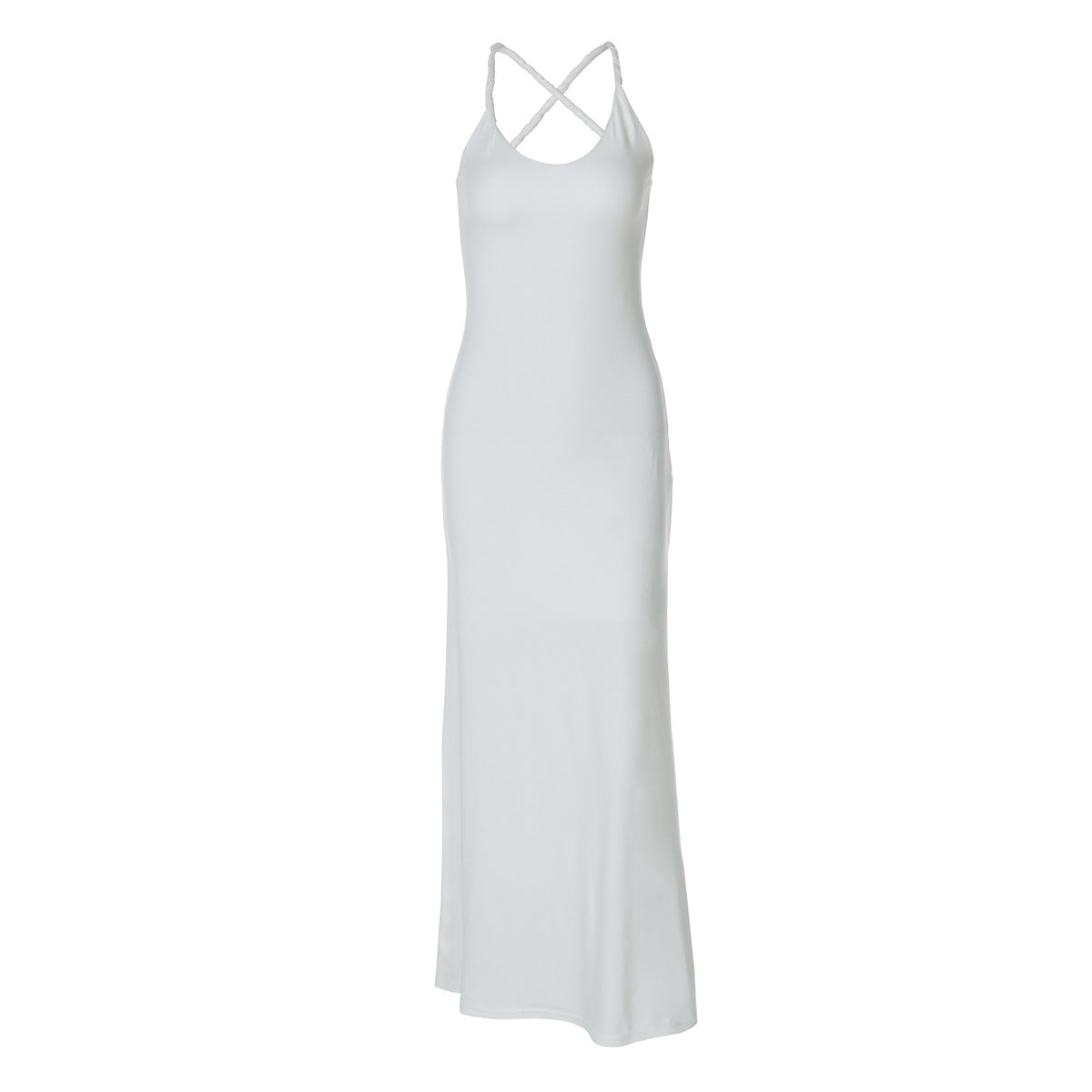 Damen Elegantes Maxikleid mit raffiniertem Schnitt R&B