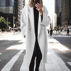 Damen Oversized Wollmantel R&B