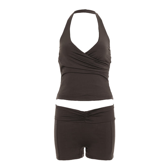 Damen sportliches Bikini-Set mit stylischem Schnitt und verstellbaren Trägern R&B