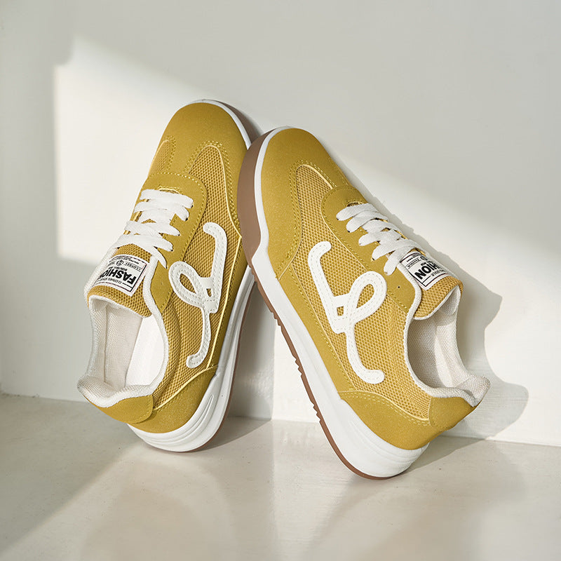Damen Sportliche Sneaker mit atmungsaktiver Mesh-Oberfläche und rutschfester Sohle R&B