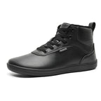 Herren nan knöchelhoher Freizeit-Sneaker mit warmem Plüschfutter, gepolsterter Innensohle und rutschfester Gummilaufsohle R&B