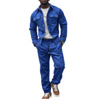Herren Freizeit-Longejacke mit praktischen Knopftaschen und elastischen Details R&B