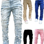 Herren Schnittige Jeanshose mit Rissoptik R&B