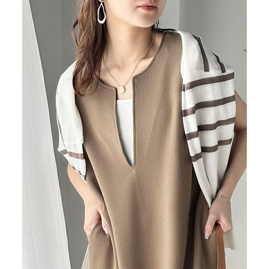 Damen Elegante Lässige Tunika Kleid R&B