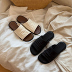Damen Komfortable Riemensandalen mit breitem Riemen und anatomisch geformtem Fußbett