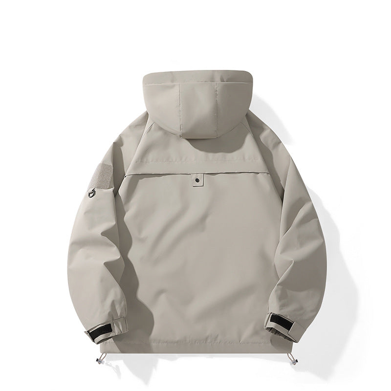 Damen technische Outdoor-Jacke mit verstellbarem Kapuzendesign und praktischen Taschen R&B
