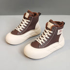 Damen modische Höhen-Sneaker mit weichem Futter und elastischer Sohle R&B