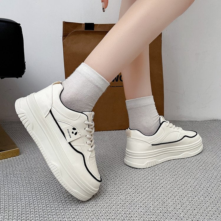 Damen Modische Plateau-Sneaker mit dekorativen Akzenten R&B