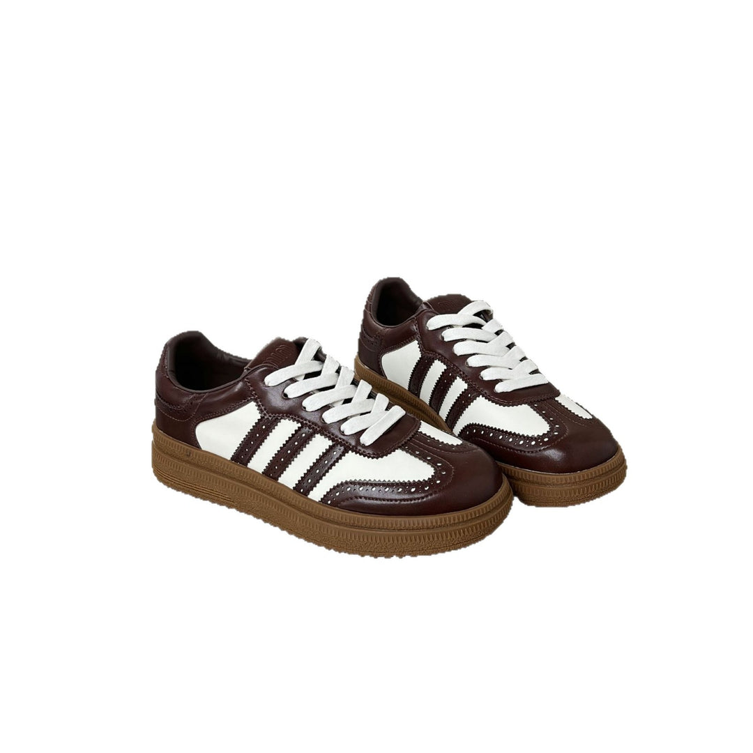 Damen sportliche Retro-Sneakers mit klassischem Design und atmungsaktiver Oberkonstruktion R&B