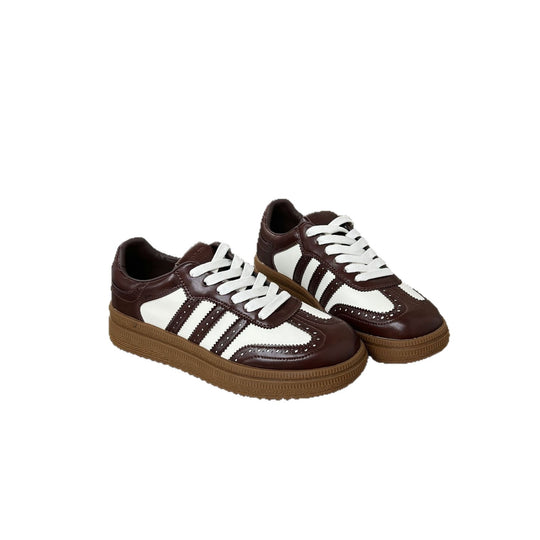 Damen sportliche Retro-Sneakers mit klassischem Design und atmungsaktiver Oberkonstruktion R&B