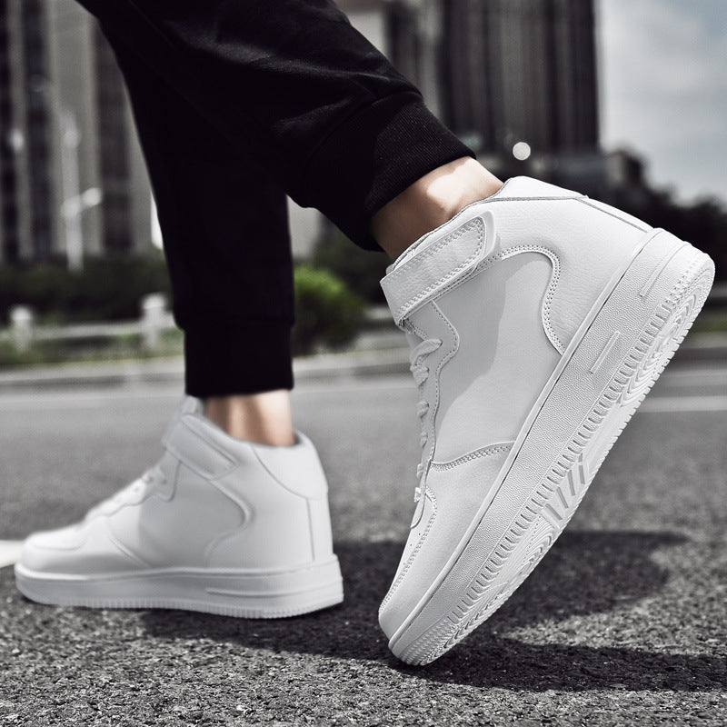 Damen Hochwertige High-Top Sneakers mit verstellbarem Klettverschluss R&B