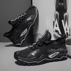 Damen Atmungsaktive Freizeit-Sneaker mit strukturiertem Obermaterial R&B