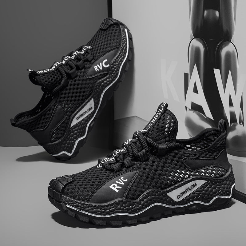 Damen Atmungsaktive Freizeit-Sneaker mit strukturiertem Obermaterial R&B