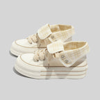 Damen Hochwertige Chunky Sneakers mit Gingham-Details