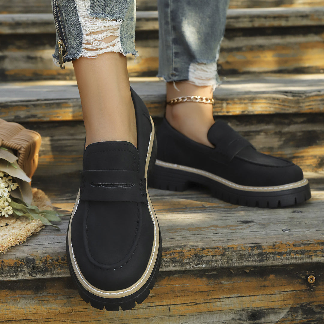 Damen Mokassins mit robustem Profil und trendigem Design R&B