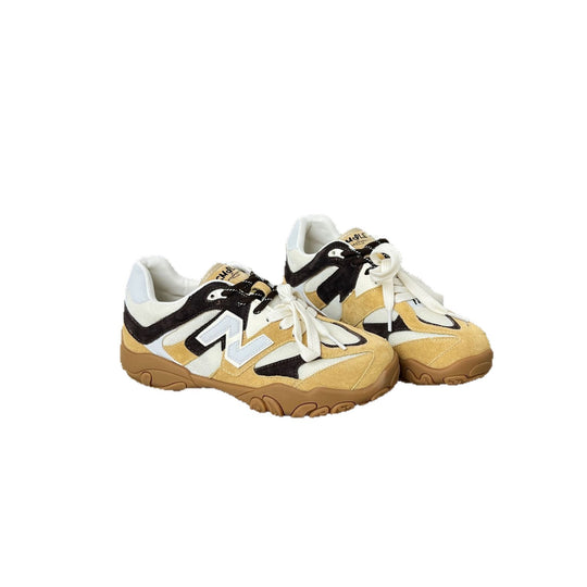 Damen Sportliche Sneakers mit atmungsaktiver Mesh-Oberfläche und robustem Sohlenprofil R&B