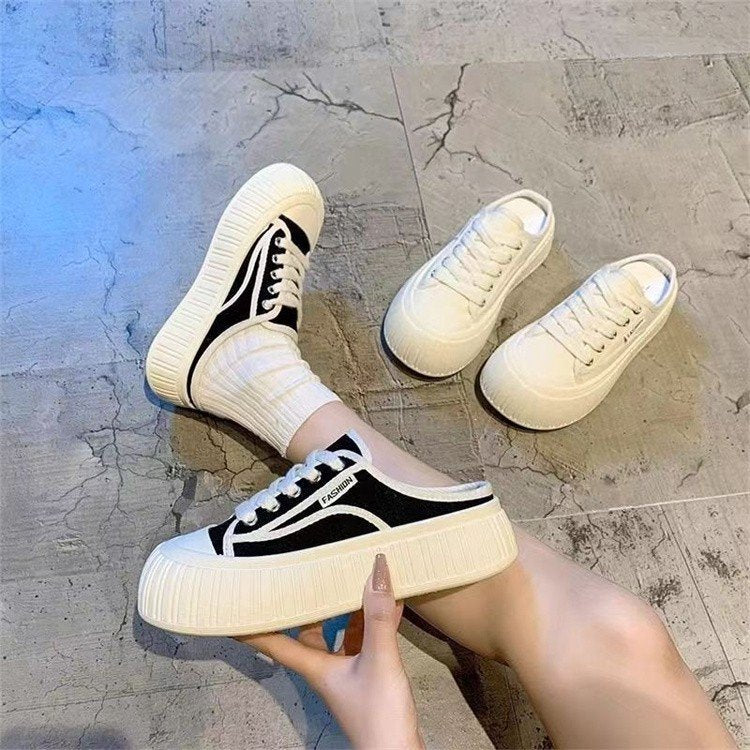 Damen Slip-On Sneakers mit moderner Plateau-Sohle und bequemem Design R&B