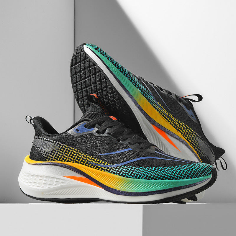 Damen leistungsstarke Laufschuhe mit atmungsaktiver Mesh-Oberfläche und dynamischem Dämpfungssystem R&B