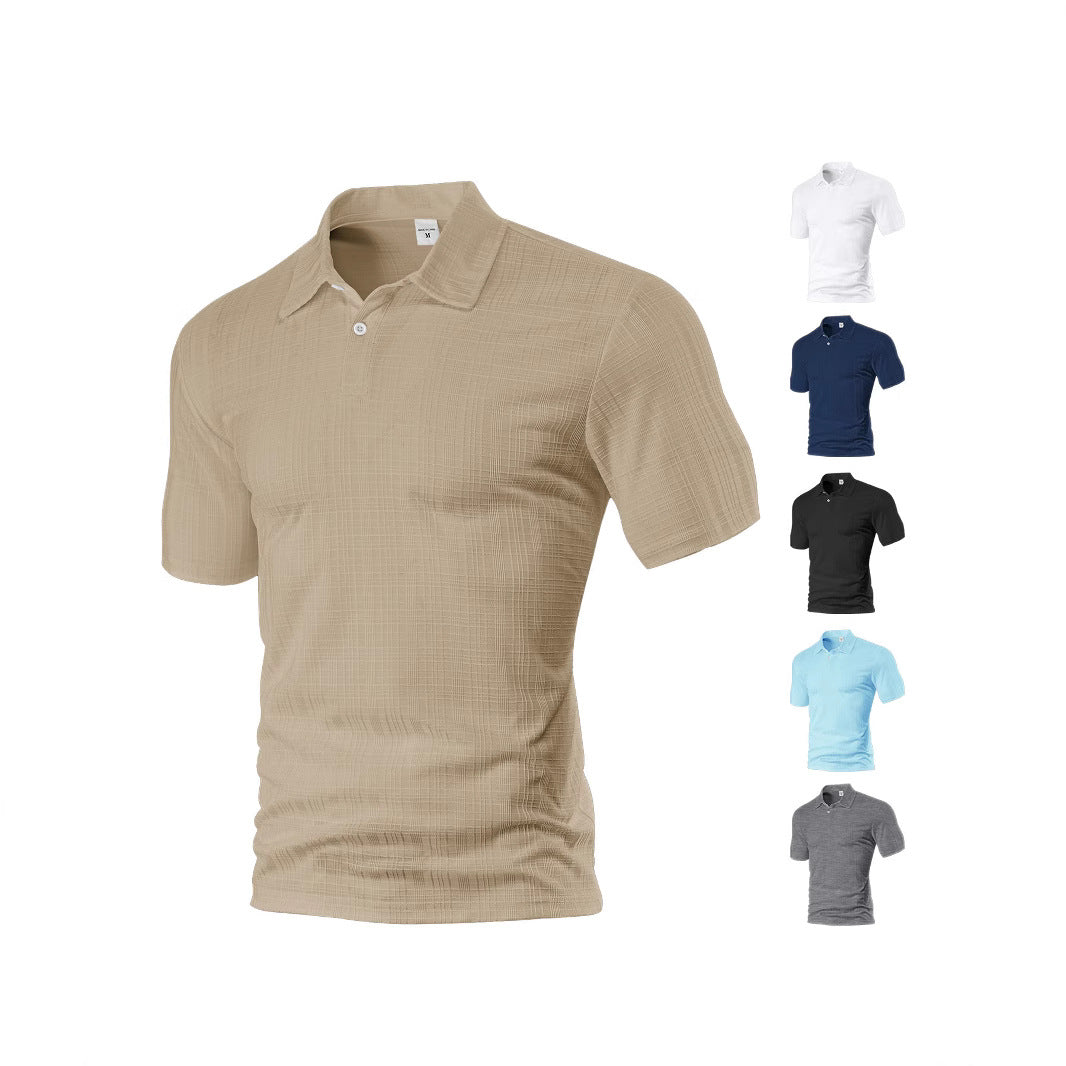 Herren Poloshirt mit strukturiertem Design und modischen Akzenten R&B