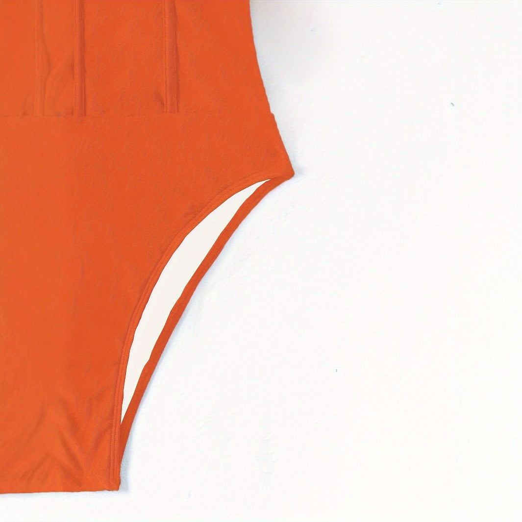 Damen Einteiler Badeanzug mit elegantem Schnitt R&B