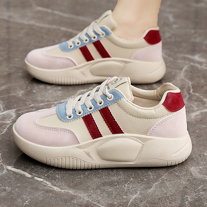Damen sportliche Sneakers mit gepolsterter Laufsohle und atmungsaktivem Obermaterial R&B