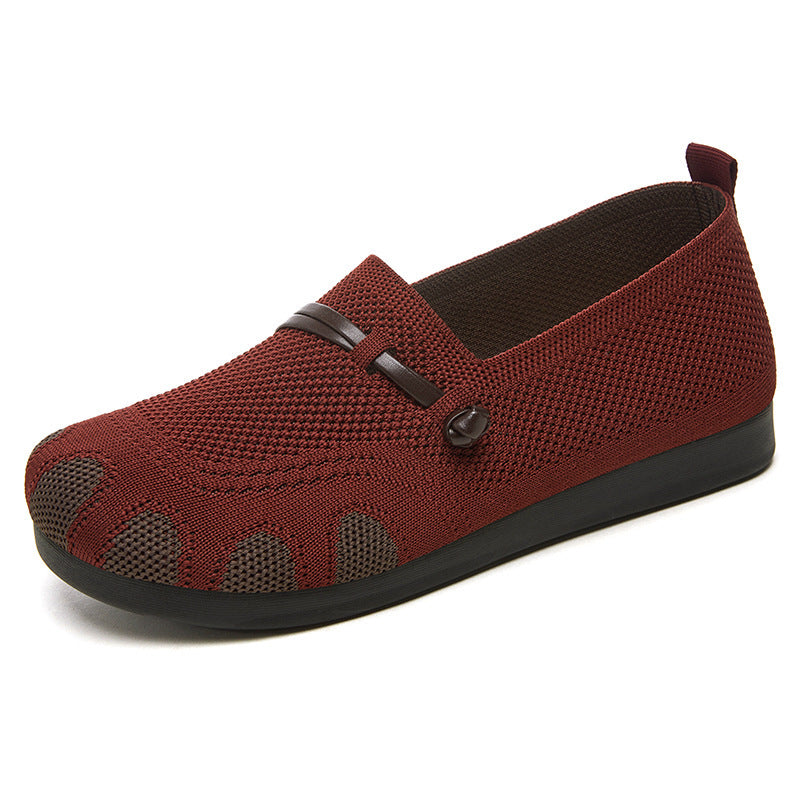Damen Komfortable Slip-On Clogs mit atmungsaktivem Obermaterial und flexiblem Fußbett R&B