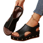 Damen Komfortable Keilsandalen mit modischem Design