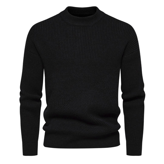Herren Feinstrickpullover mit modernem Rippenmuster und hochwertiger Verarbeitung R&B