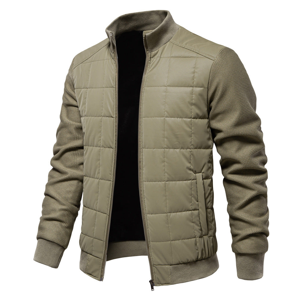Herren Steppjacke mit sportlichen Details und praktischem Reißverschluss R&B