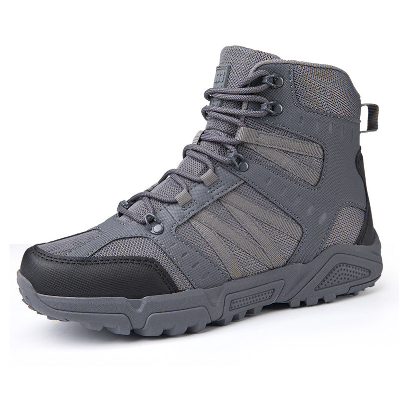 Herren taktische Wanderschuhe mit verstärktem Knöchelschutz und rutschfester Sohle R&B