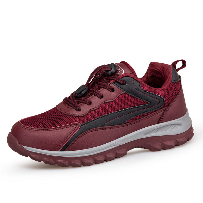 Damen Sportliche Lauf-Sneaker mit atmungsaktiver Mesh-Oberfläche und Schnellschnürsystem R&B