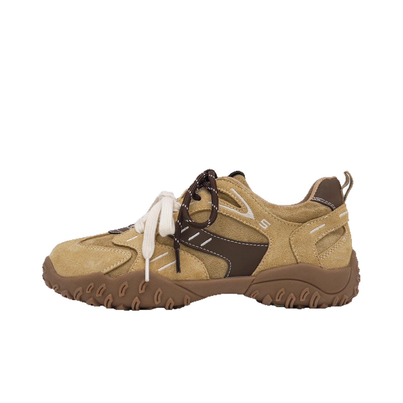 Damen Sportliche Freizeit-Sneaker mit innovativem Sohlen- und Schnürdesign R&B