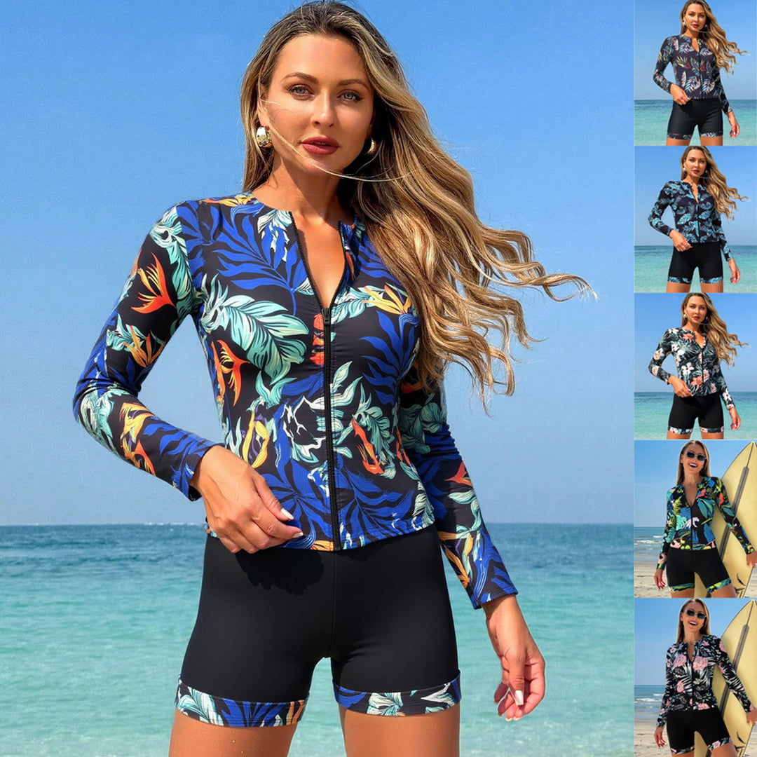 Damen Surfanzug mit floralem Design R&B